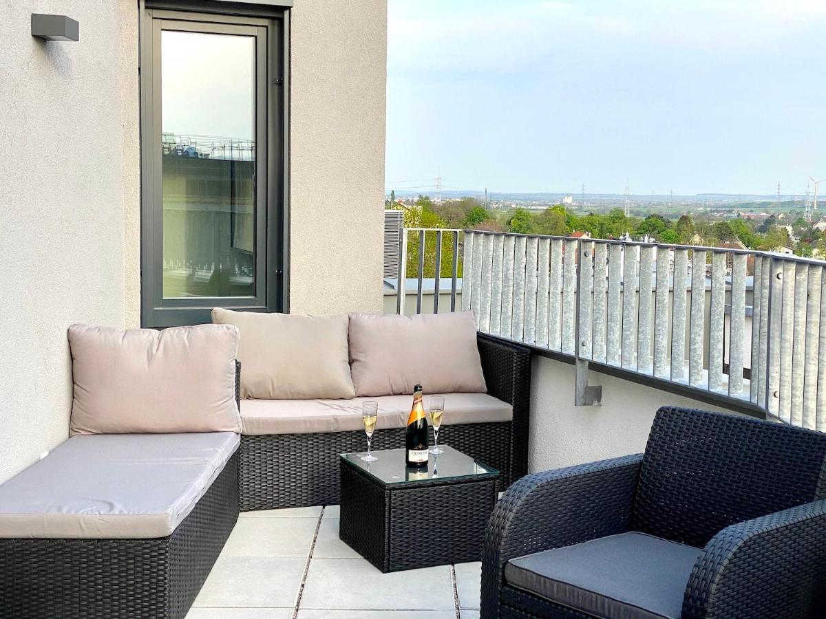 Sonnenwohnen Penthouse Direkt Bei U-Bahn Und Therme Wien Mit Top Anbindung Ins Zentrum Extérieur photo