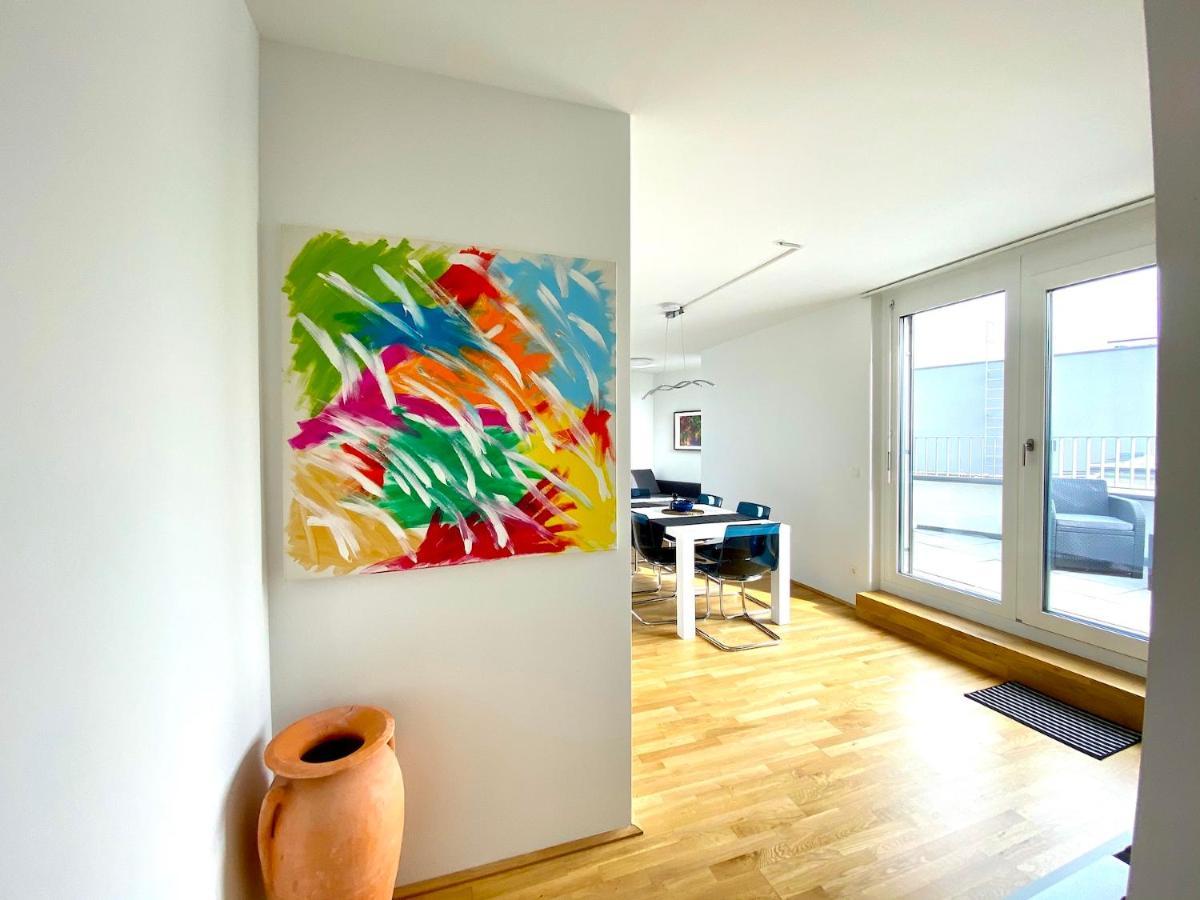 Sonnenwohnen Penthouse Direkt Bei U-Bahn Und Therme Wien Mit Top Anbindung Ins Zentrum Extérieur photo