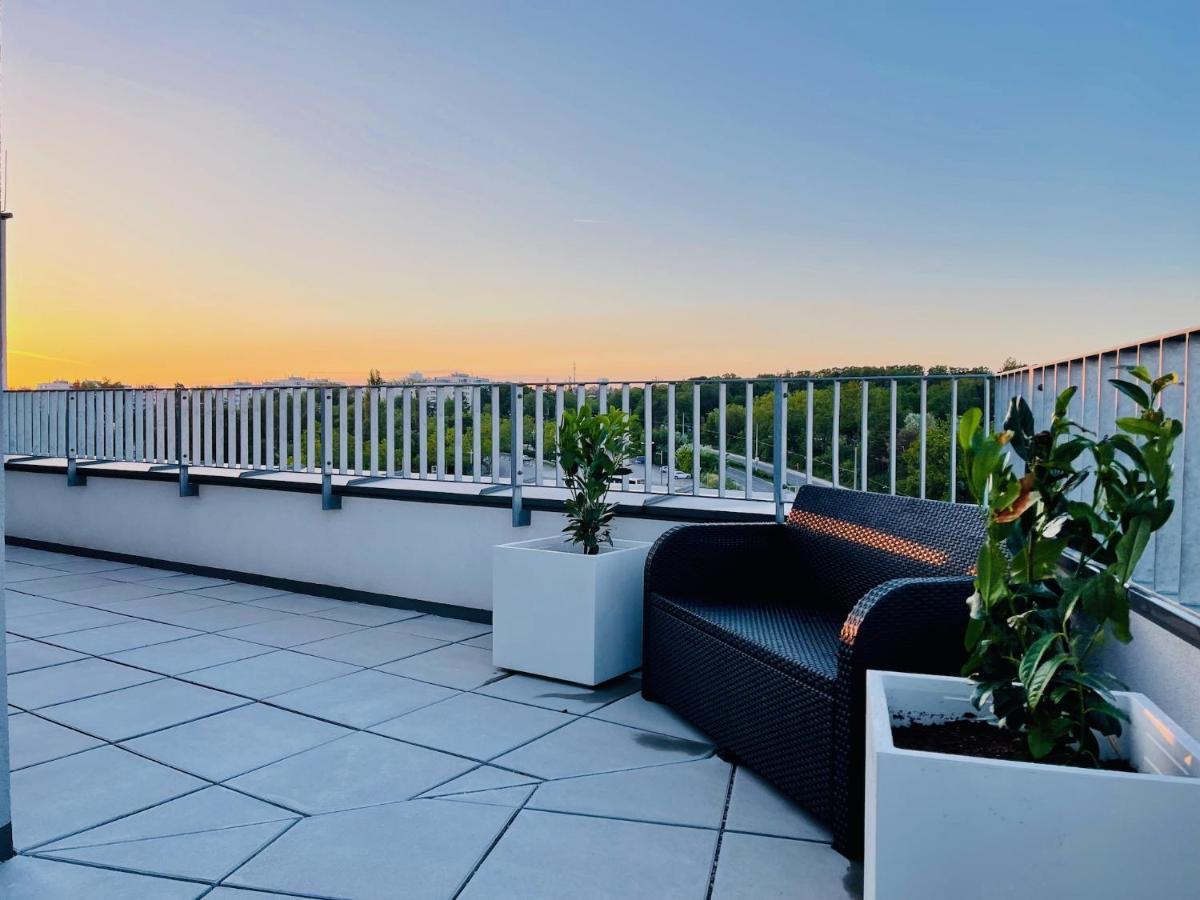 Sonnenwohnen Penthouse Direkt Bei U-Bahn Und Therme Wien Mit Top Anbindung Ins Zentrum Extérieur photo